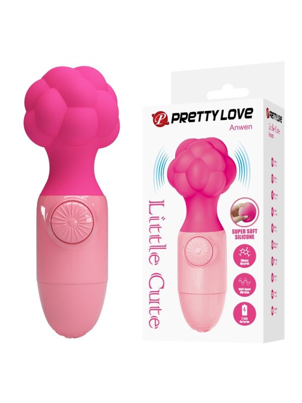 PRETTY LOVE ANWEN MINI MASAJEADOR RECARGABLE ROSA