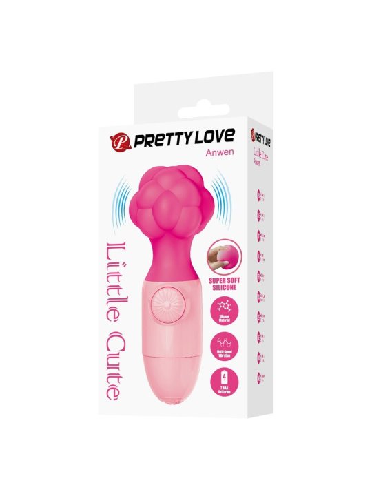 PRETTY LOVE ANWEN MINI MASAJEADOR RECARGABLE ROSA