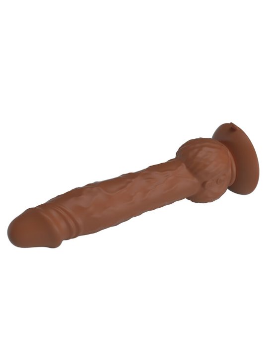 PRETTY LOVE EREN DILDO VIBRADOR CON EMPUJE 205 CM O 45 CM MARRON