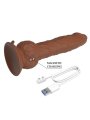 PRETTY LOVE EREN DILDO VIBRADOR CON EMPUJE 205 CM O 45 CM MARRON
