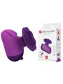 PRETTY LOVE ESTIMULADOR DE CLITORIS 7 MODOS RECARGABLE FORMA ROSA MORADA