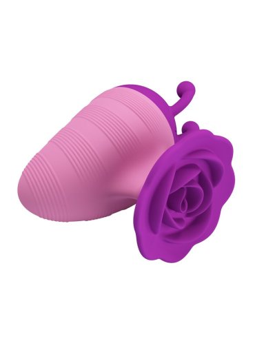 PRETTY LOVE LITTLE BEE ESTIMULADOR DE CLITORIS 7 MODOS RECARGABLE MORADO ROSA