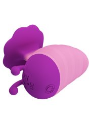 PRETTY LOVE LITTLE BEE ESTIMULADOR DE CLITORIS 7 MODOS RECARGABLE MORADO ROSA