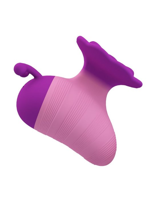 PRETTY LOVE LITTLE BEE ESTIMULADOR DE CLITORIS 7 MODOS RECARGABLE MORADO ROSA