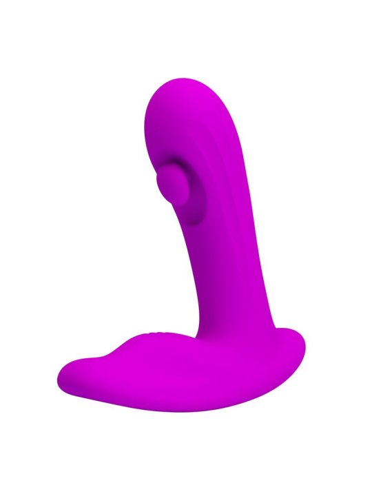 PRETTY LOVE BAUER MASAJEADOR DE PROSTATA 12 MODOS RECARGABLE MORADO