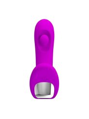 PRETTY LOVE BAUER MASAJEADOR DE PROSTATA 12 MODOS RECARGABLE MORADO