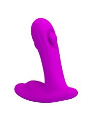 PRETTY LOVE BAUER MASAJEADOR DE PROSTATA 12 MODOS RECARGABLE MORADO