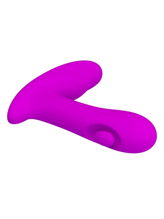 PRETTY LOVE BAUER MASAJEADOR DE PROSTATA 12 MODOS RECARGABLE MORADO