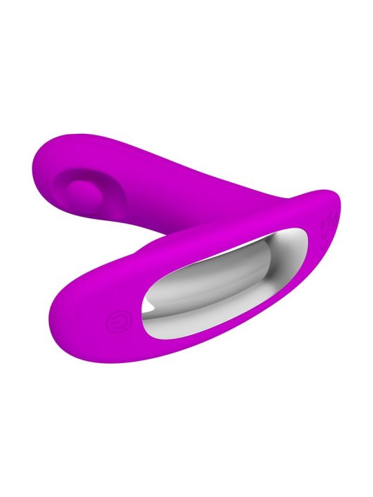 PRETTY LOVE BAUER MASAJEADOR DE PROSTATA 12 MODOS RECARGABLE MORADO