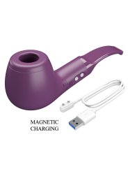 PRETTY LOVE PIPE ESTIMULADOR CON 10 MODOS DE GOLPETEO MORADO