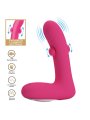 PRETTY LOVE DUDEN VIBRADOR DE SILICONA RECARGABLE 12 MODOS DE VIBRACION Y 3 MODOS DE BALANCEO ROSA