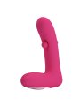 PRETTY LOVE DUDEN VIBRADOR DE SILICONA RECARGABLE 12 MODOS DE VIBRACION Y 3 MODOS DE BALANCEO ROSA