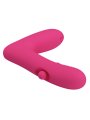 PRETTY LOVE DUDEN VIBRADOR DE SILICONA RECARGABLE 12 MODOS DE VIBRACION Y 3 MODOS DE BALANCEO ROSA