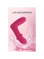 PRETTY LOVE DUDEN VIBRADOR DE SILICONA RECARGABLE 12 MODOS DE VIBRACION Y 3 MODOS DE BALANCEO ROSA