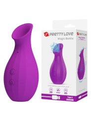 PRETTY LOVE MAGIC BOTTLE SUCCIONADOR DE CLITORIS RECARGABLE MORADO