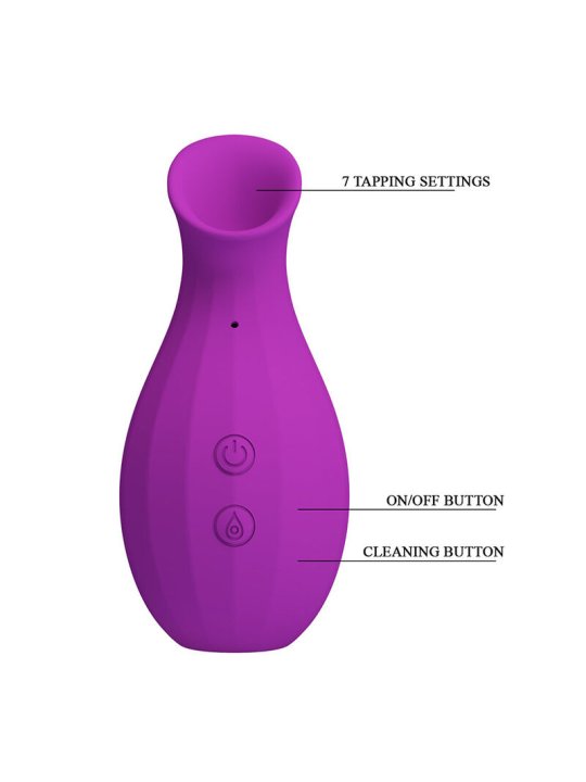 PRETTY LOVE MAGIC BOTTLE SUCCIONADOR DE CLITORIS RECARGABLE MORADO