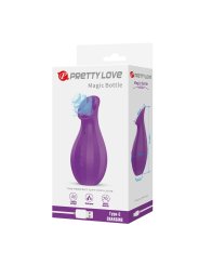 PRETTY LOVE MAGIC BOTTLE SUCCIONADOR DE CLITORIS RECARGABLE MORADO
