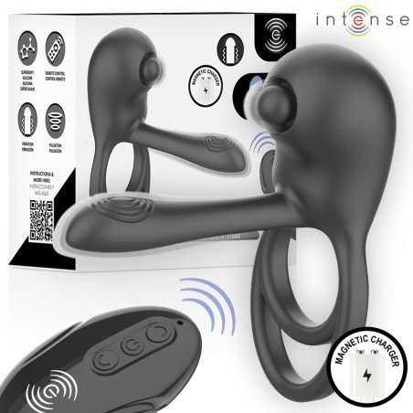 INTENSE SPIKE ANILLO VIBRADOR PARA PENE CON CONTROL REMOTO