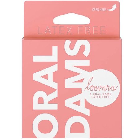 LOOVARA ORAL DAMS BARRERAS ORALES SIN LATEX 3 UDS
