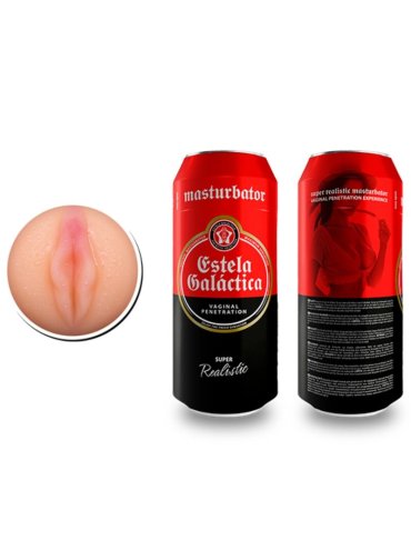 ALIVE MASTURBADOR MASCULINO VAGINA LATA CERVEZA ESTELA GALACTICA