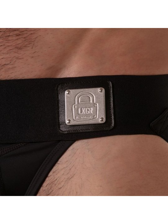 LOCKER GEAR WIDE WAISTBAND JOCKSTRAP NEGRO S