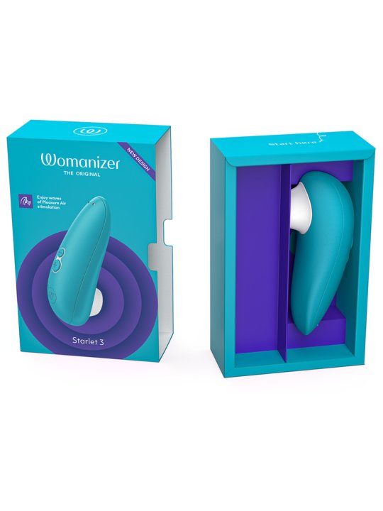 WOMANIZER STARLET 3 ESTIMULADOR CLITORIS TURQUESA