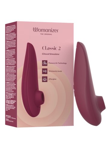 WOMANIZER CLASSIC 2 ESTIMULADOR DE CLITORIS BURDEOS