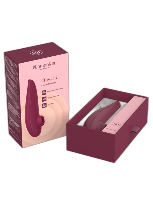 WOMANIZER CLASSIC 2 ESTIMULADOR DE CLITORIS BURDEOS