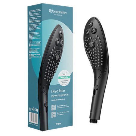 WOMANIZER WAVE CABEZAL DE DUCHA ESTIMULADOR DE CLITORIS NEGRO