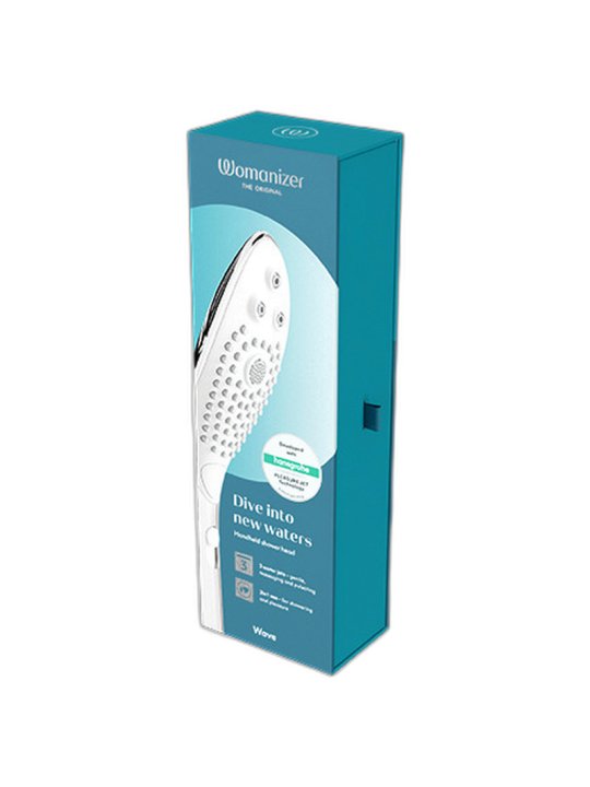 WOMANIZER WAVE CABEZAL DE DUCHA ESTIMULADOR DE CLITORIS PLATEADO
