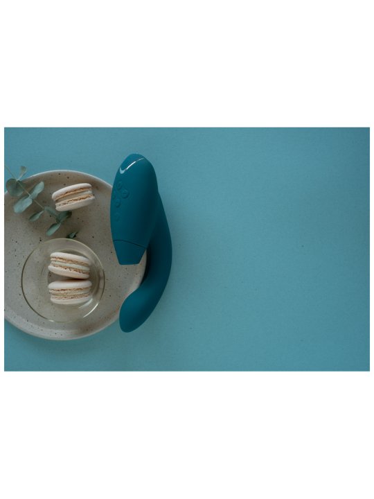 WOMANIZER DUO 2 ESTIMULADOR AZUL PETROLEO