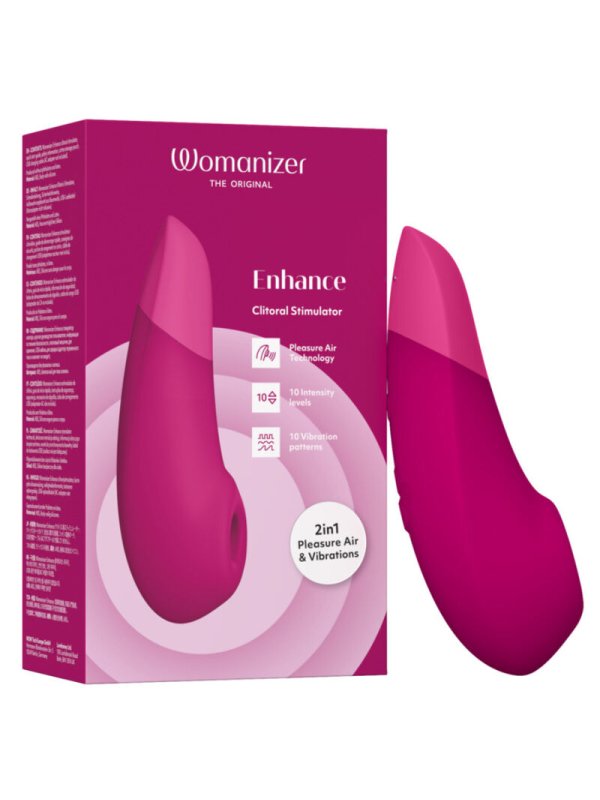 WOMANIZER ENHANCE ESTIMULADOR DE CLITORIS ROSA VIBRANTE