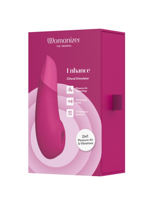 WOMANIZER ENHANCE ESTIMULADOR DE CLITORIS ROSA VIBRANTE