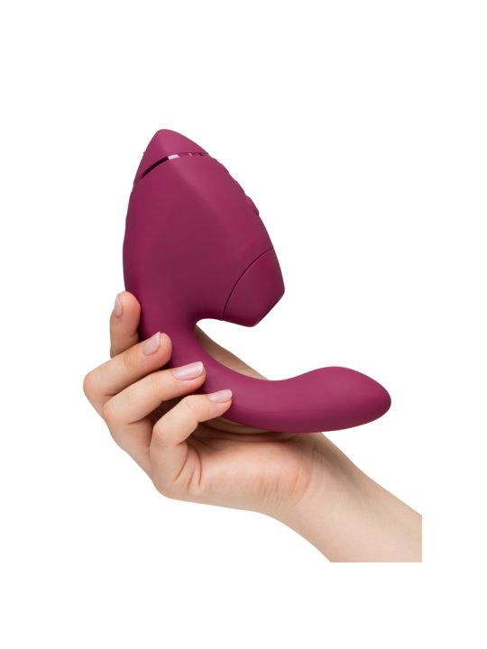 WOMANIZER DUO NEXT ESTIMULADOR VIBRADOR DUAL CLITORIS PUNTOG ROSA