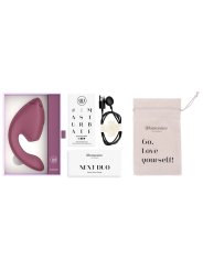 WOMANIZER DUO NEXT ESTIMULADOR VIBRADOR DUAL CLITORIS PUNTOG ROSA