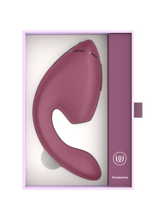 WOMANIZER DUO NEXT ESTIMULADOR VIBRADOR DUAL CLITORIS PUNTOG ROSA