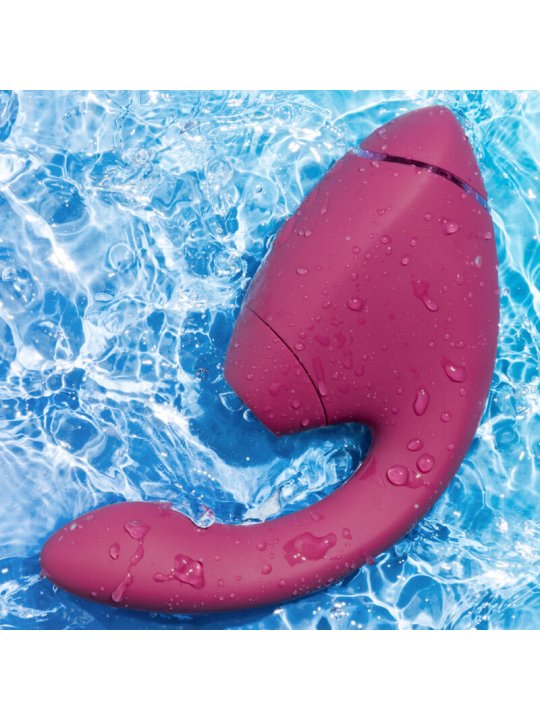 WOMANIZER DUO NEXT ESTIMULADOR VIBRADOR DUAL CLITORIS PUNTOG ROSA