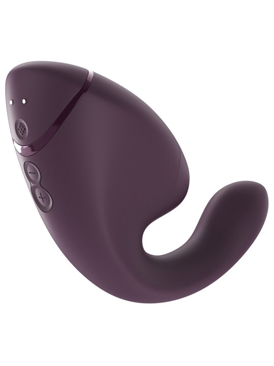 WOMANIZER DUO NEXT ESTIMULADOR VIBRADOR DUAL CLITORIS PUNTOG MORADO