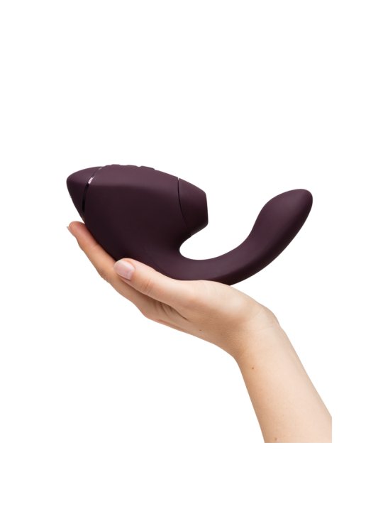 WOMANIZER DUO NEXT ESTIMULADOR VIBRADOR DUAL CLITORIS PUNTOG MORADO
