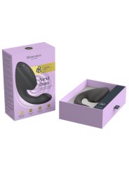 WOMANIZER DUO NEXT ESTIMULADOR VIBRADOR DUAL CLITORIS PUNTOG NEGRO