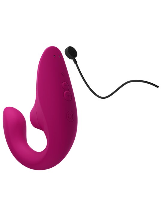 WOMANIZER BLEND ESTIMULADOR VIBRADOR RABBIT FUCSIA