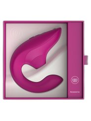 WOMANIZER BLEND ESTIMULADOR VIBRADOR RABBIT FUCSIA