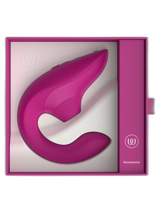 WOMANIZER BLEND ESTIMULADOR VIBRADOR RABBIT FUCSIA