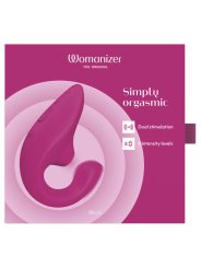WOMANIZER BLEND ESTIMULADOR VIBRADOR RABBIT FUCSIA
