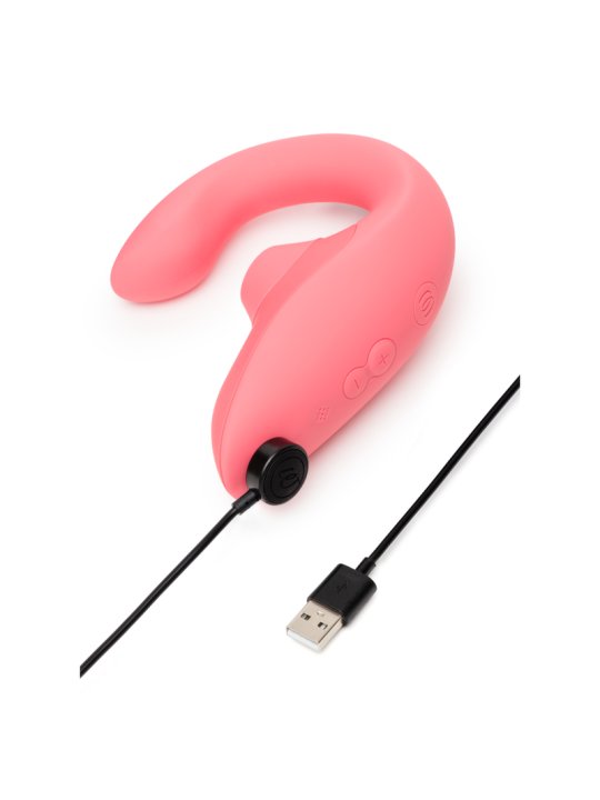 WOMANIZER BLEND ESTIMULADOR VIBRADOR RABBIT ROSA