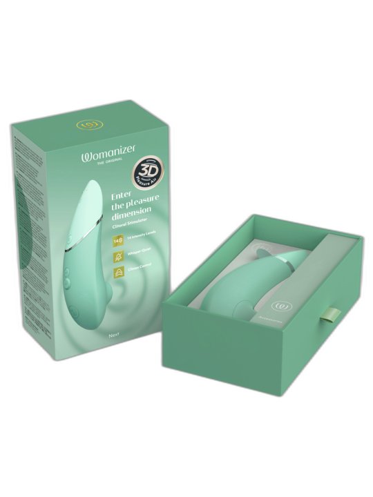 WOMANIZER NEXT ESTIMULADOR DE CLITORIS VERDE CLARO