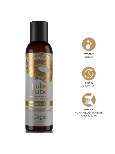 ORGIE LUBE TUBE HUMAN LUBE GEL INTIMO BASE AGUA EFECTO NATURAL 150 ML