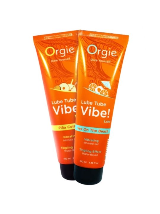 ORGIE LUBE TUBE VIBE SEX ON THE BEACH GEL INTIMO BESABLE EFECTO HORMIGUEO SUAVE 100 ML