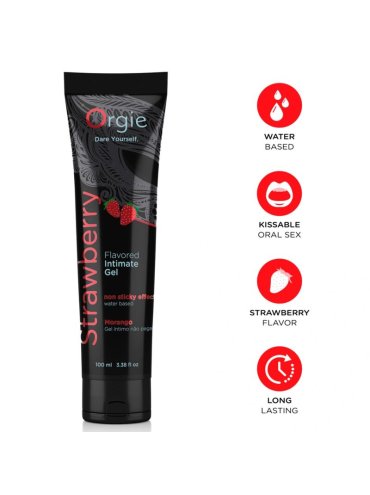 ORGIE LUBRICANETE GEL INTIMO BESABLE BASE AGUA FRESA 100 ML