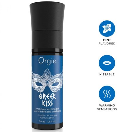 ORGIE GREEK KISS GEL ESTIMULANTE PARA ANILINGUS SABOR MENTA 50 ML